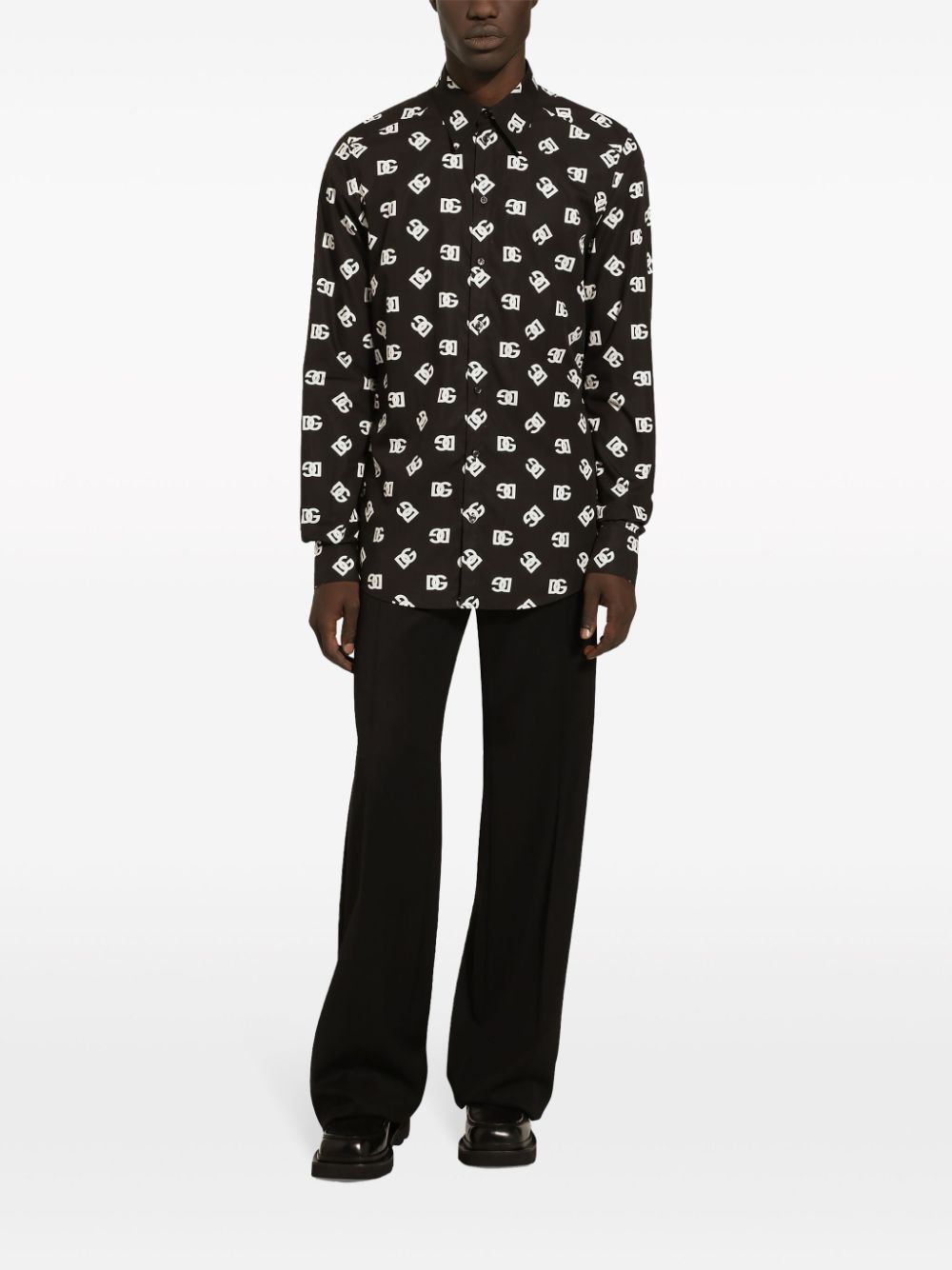 Dolce &amp; Gabbana Allover Logo Shirt