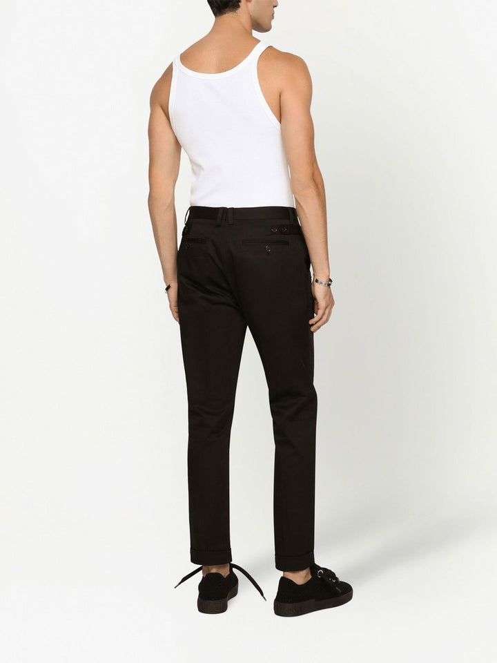 Dolce &amp; Gabbana Ribbed Cotton Tank Top