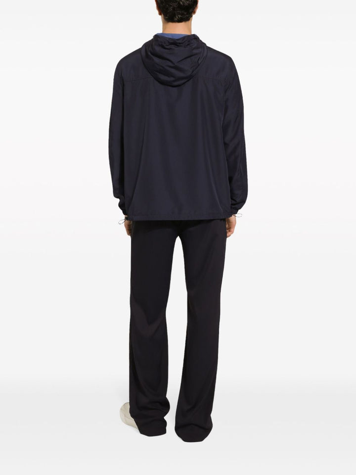 Dolce &amp; Gabbana Logo Reversible Hooded Jacket