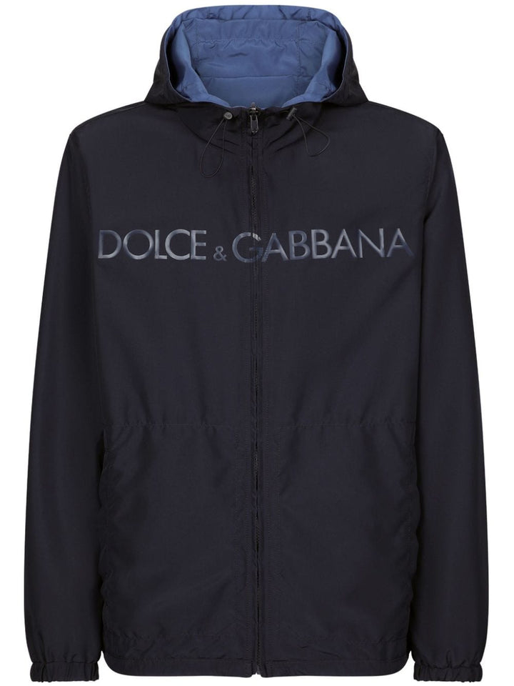 Dolce &amp; Gabbana Logo Reversible Hooded Jacket