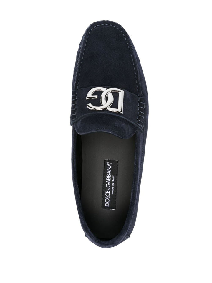 Dolce &amp; Gabbana Suede Leather Driver Shoes
