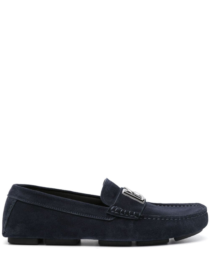 Dolce &amp; Gabbana Suede Leather Driver Shoes