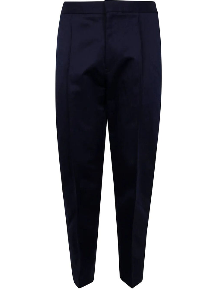 Zegna Men Cotton Linen And Silk Pants