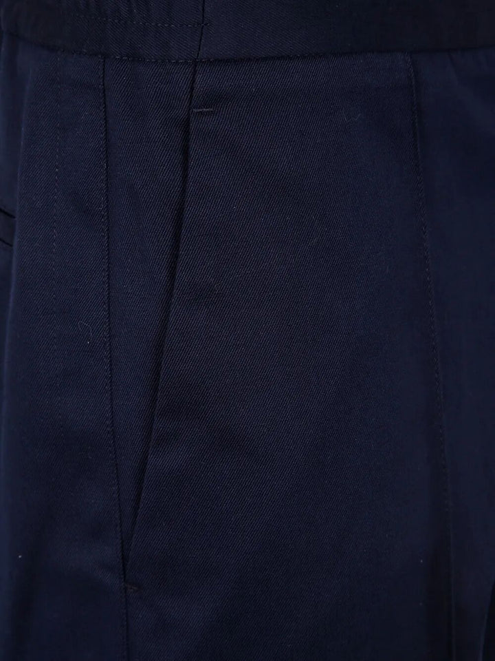 Zegna Men Cotton Linen And Silk Pants
