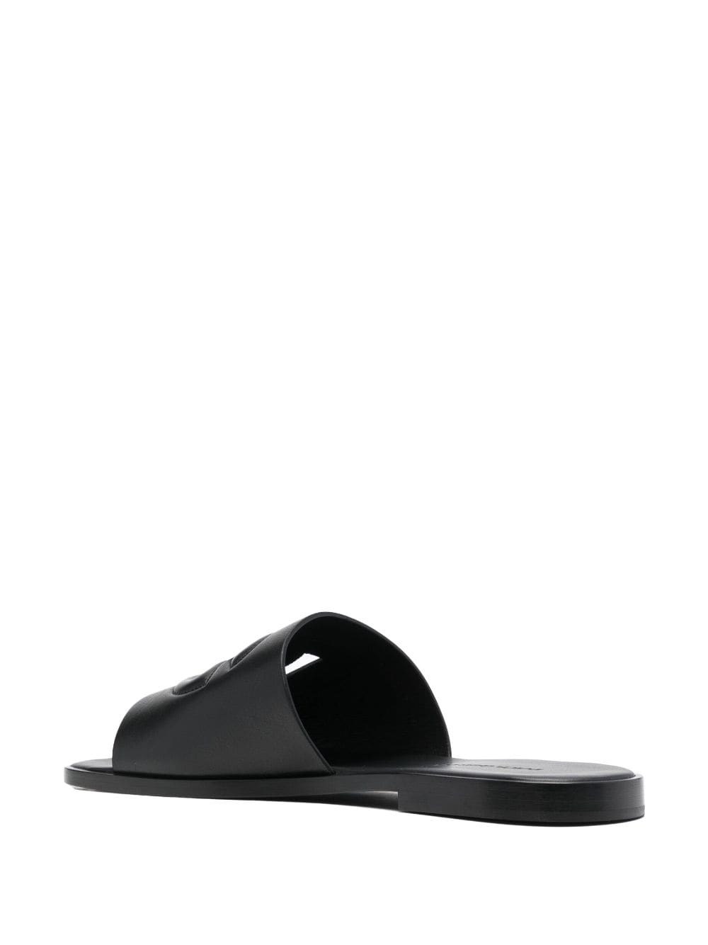 Dolce &amp; Gabbana Dg Leather Flat Sandals