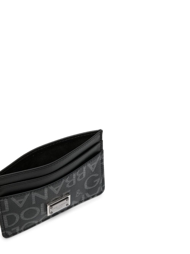 Dolce &amp; Gabbana Allover Logo Card Case