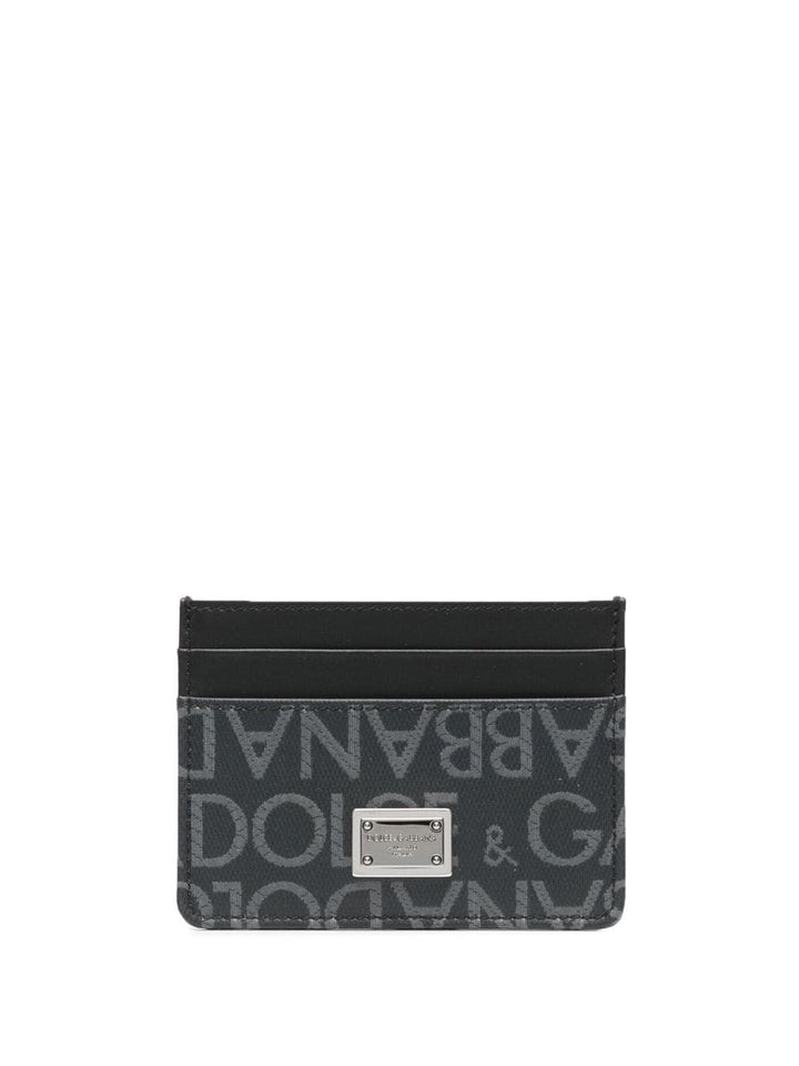 Dolce &amp; Gabbana Allover Logo Card Case