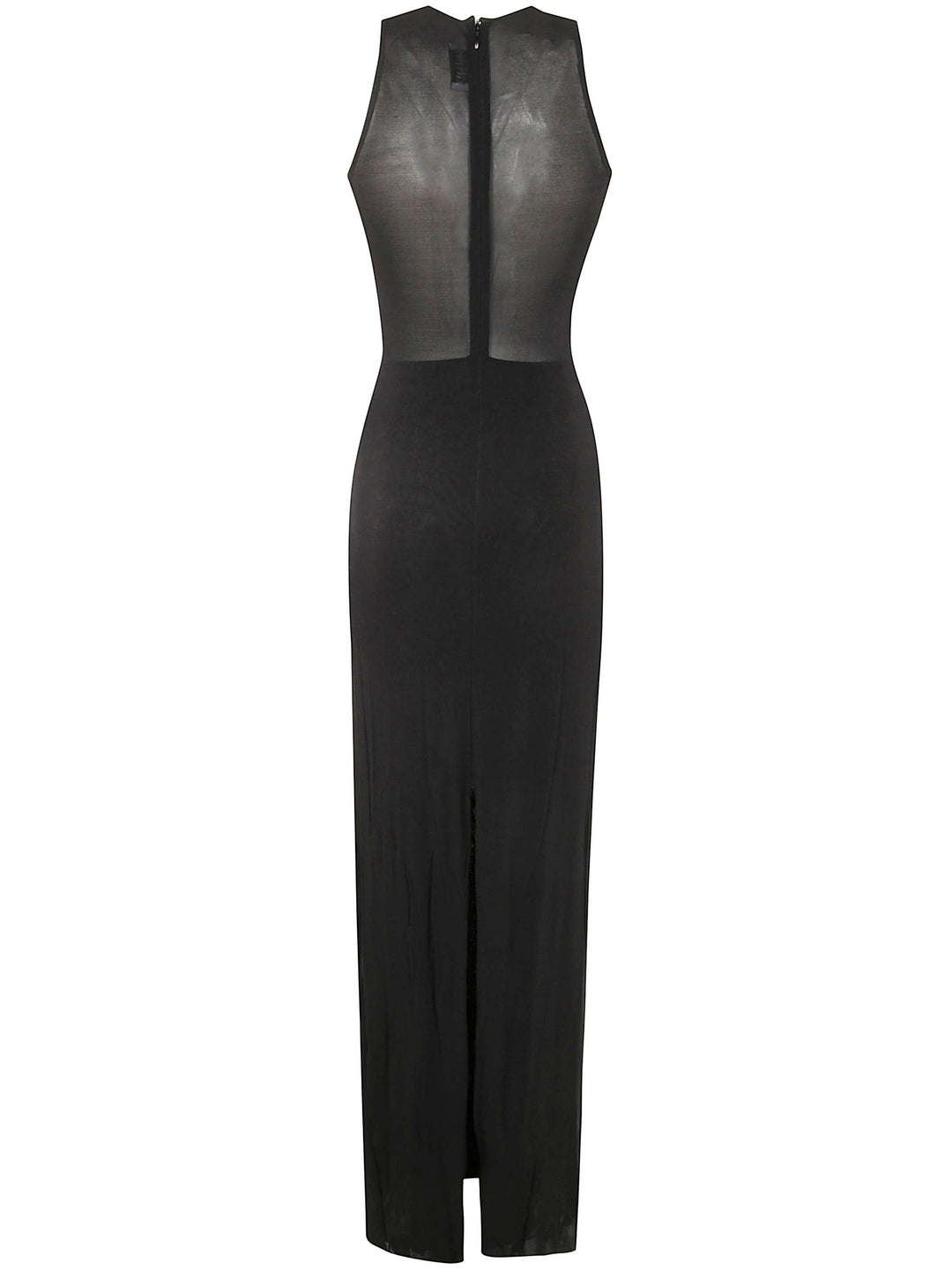 Jean Paul Gaultier Women Light Jersey Long Dress With Covered Cup Detail