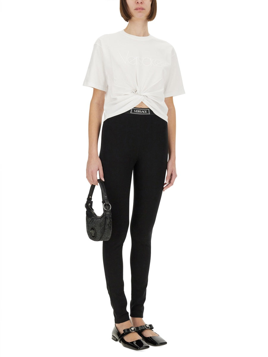 Versace Women "1978 Re-Edition Safety Pin" T-Shirt