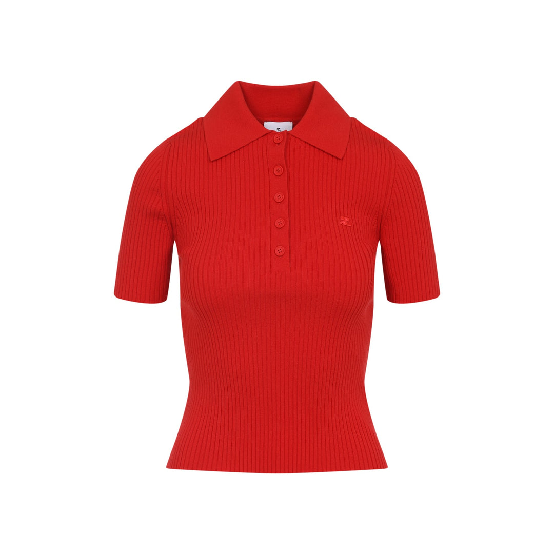 Courreges Signature Polo Women