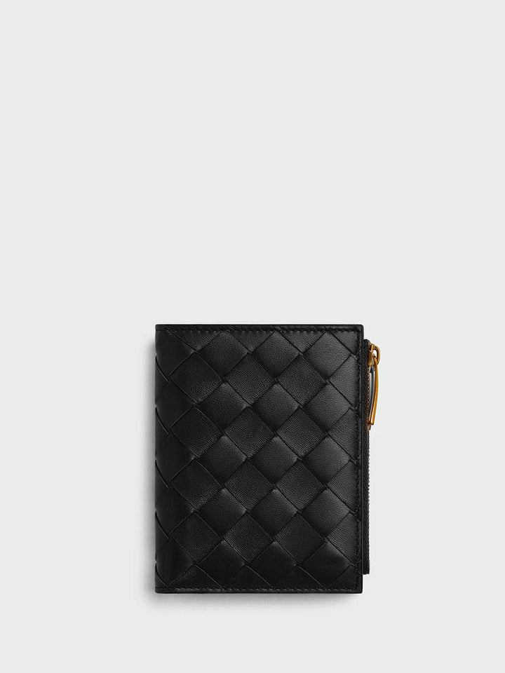Bottega Veneta Women Portafoglio Bi-Fold Intrecciato Piccolo