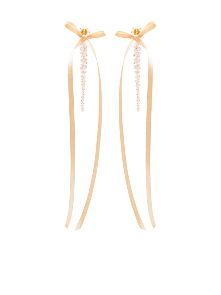 Simone Rocha Women Bow Ribbon Drip Earrings