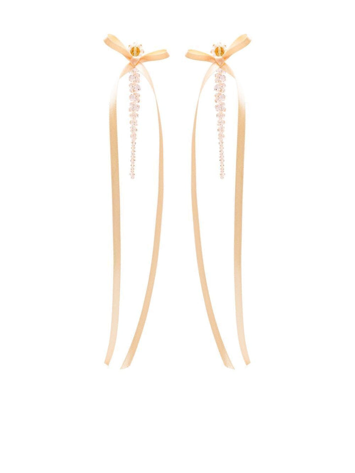 Simone Rocha Women Bow Ribbon Drip Earrings