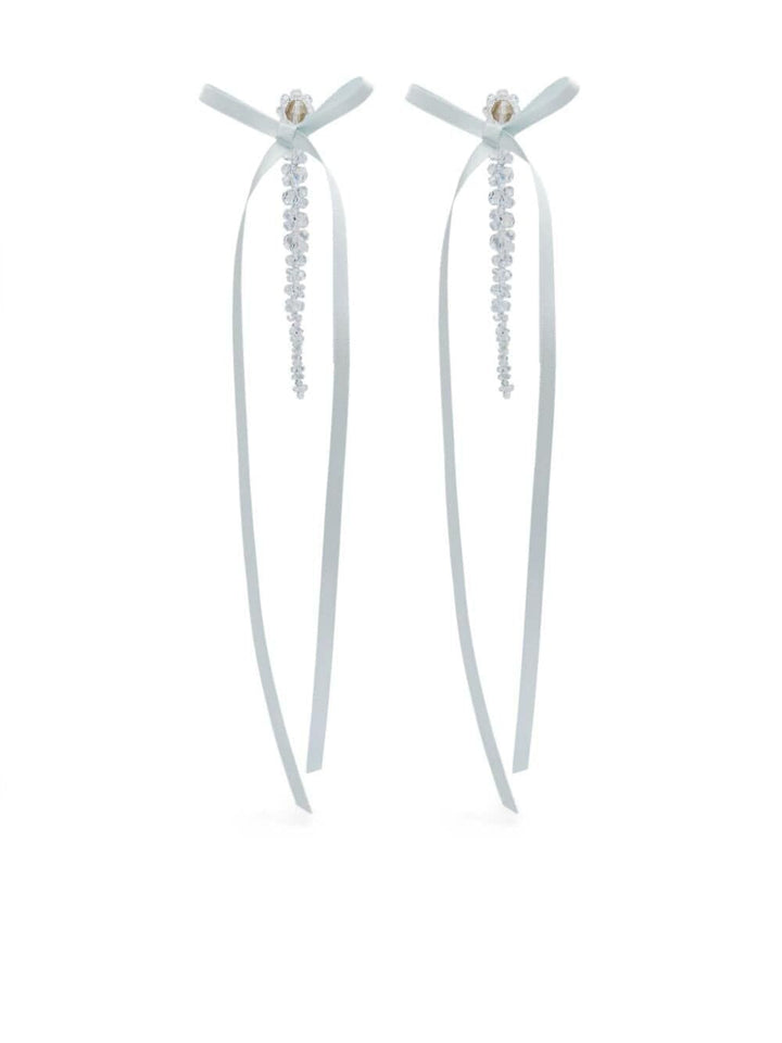 Simone Rocha Women Bow Ribbon Drip Earrings
