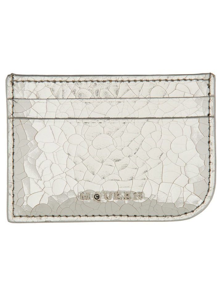 Alexander Mcqueen Women Leather Card Holder