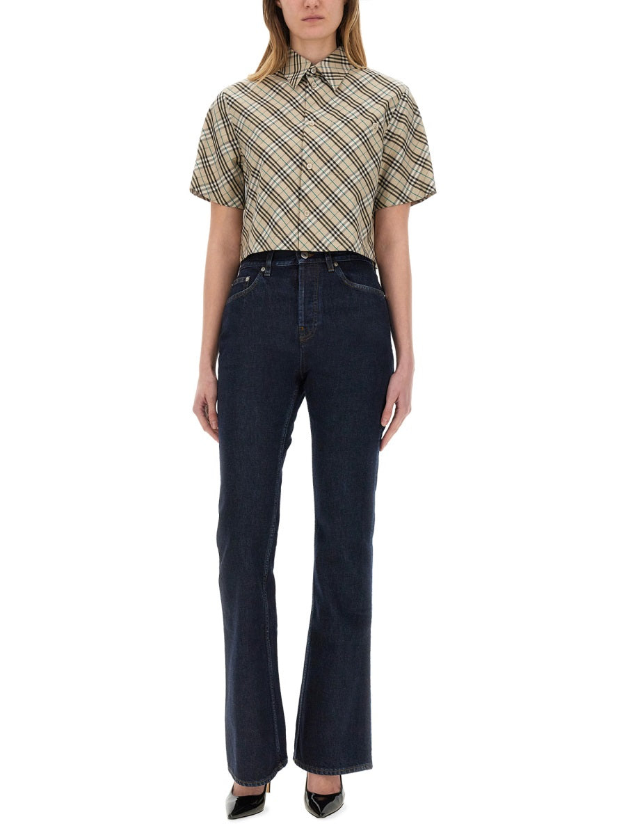 Burberry Women Cropped Shirt