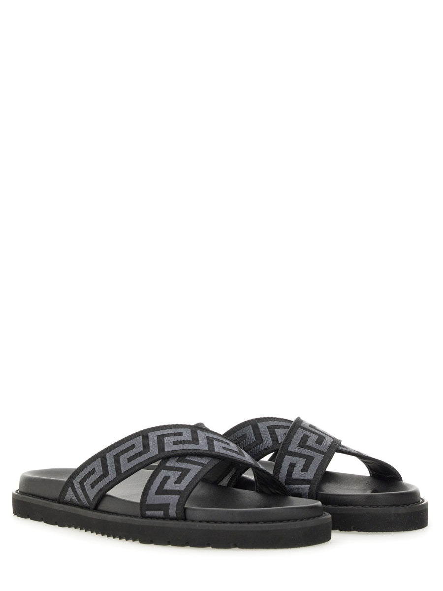 Versace Men Sandal With Logo