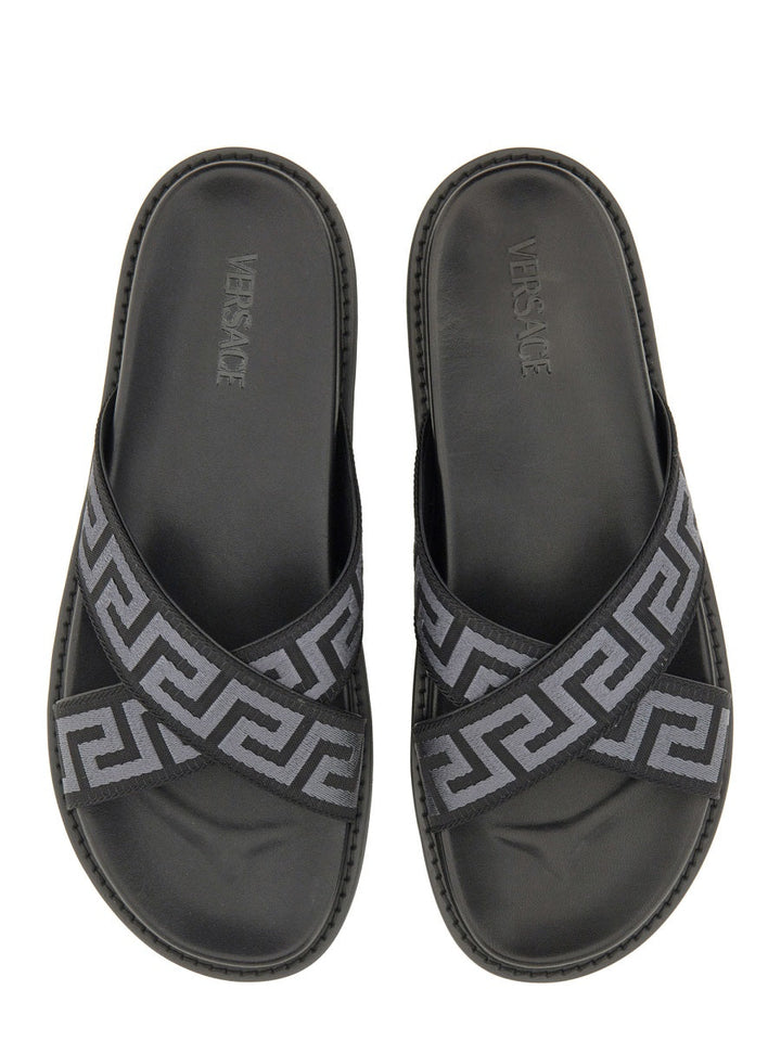 Versace Men Sandal With Logo