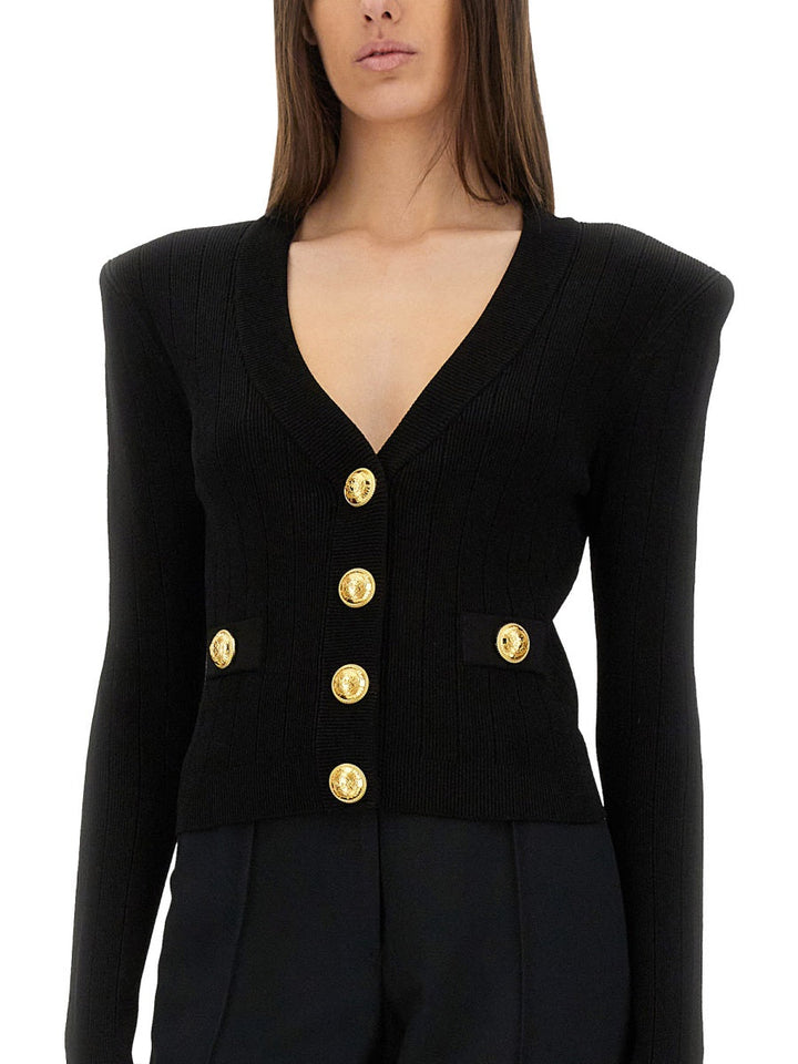 Balmain Women Cropped Cardigan