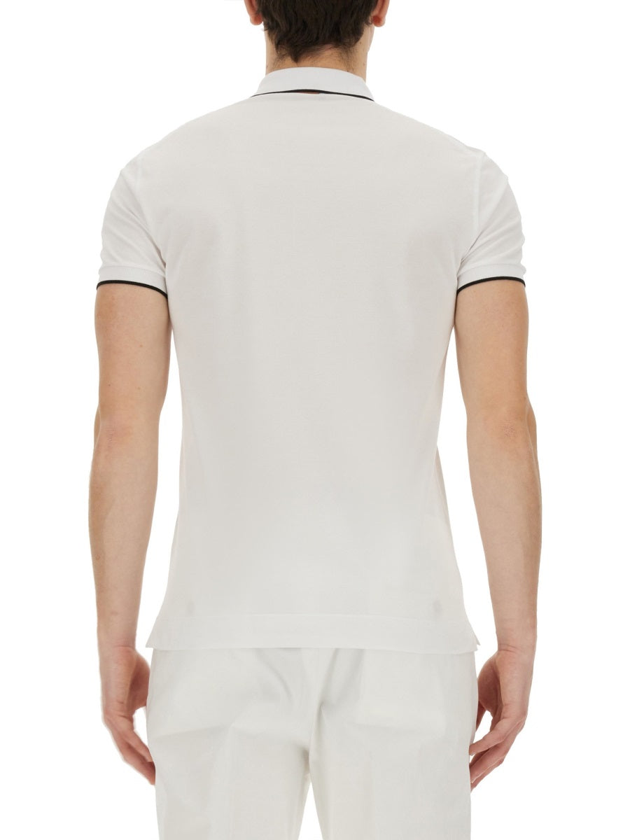 Zegna Men Polo With Logo