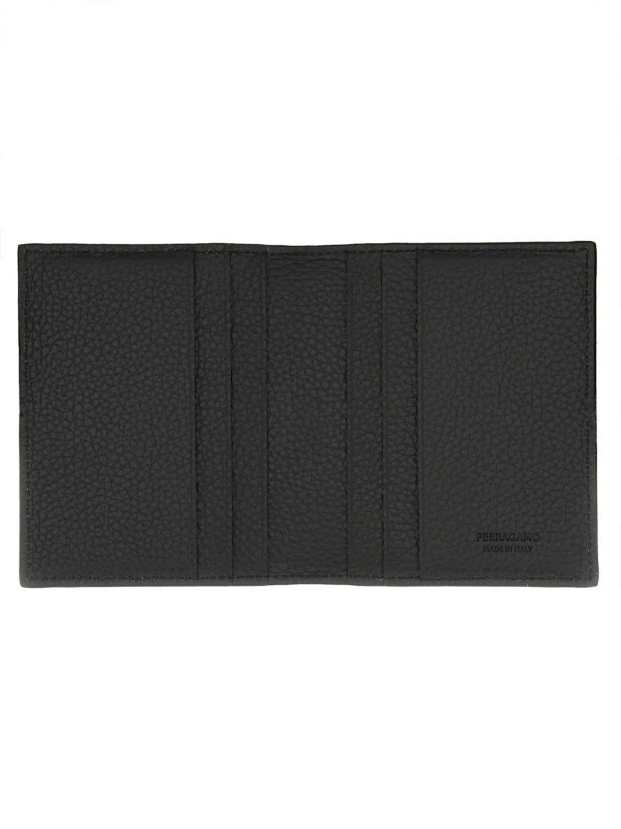 Ferragamo Men Credit Card Holder "Monogram"