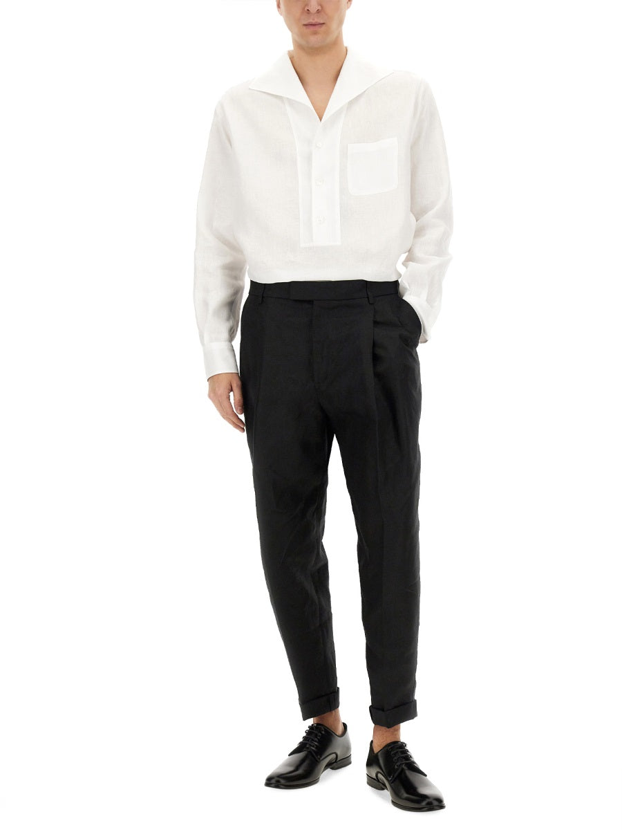 Dolce & Gabbana Men Linen Shirt