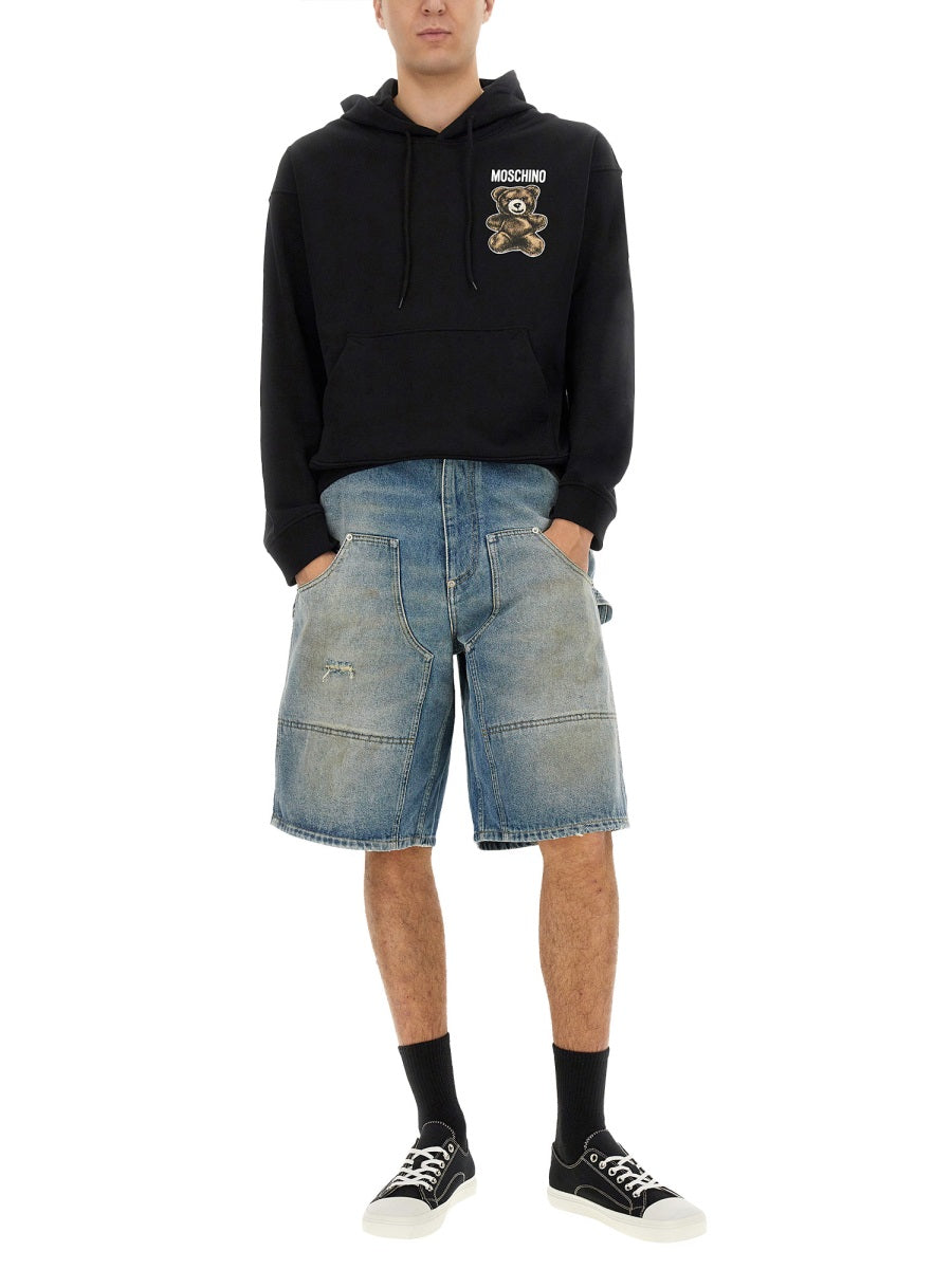 Moschino Men Denim Shorts