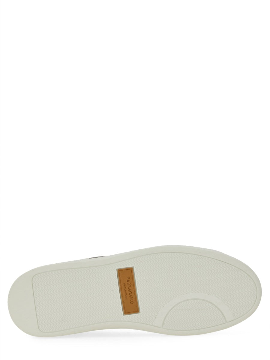 Ferragamo Men "Double Gancini" Sneaker