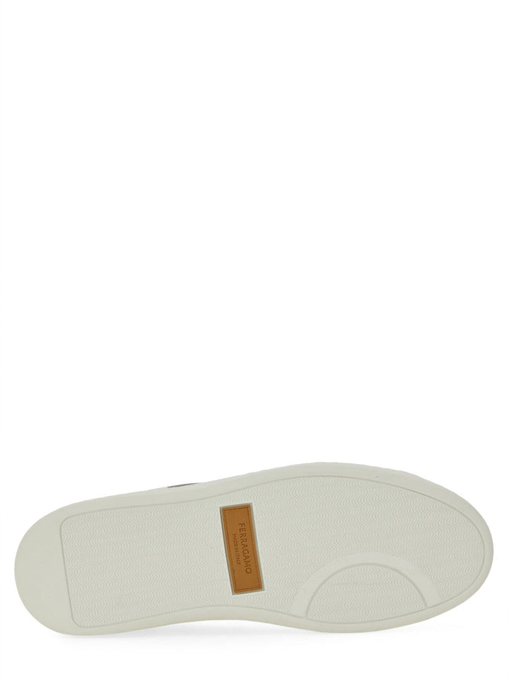 Ferragamo Men "Double Gancini" Sneaker