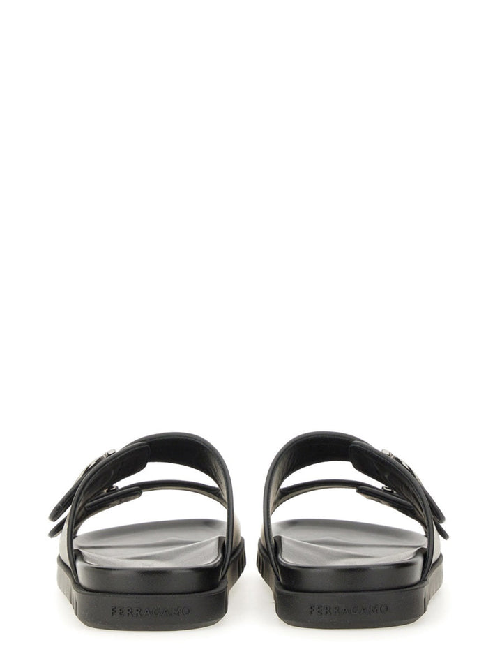 Ferragamo Men Double-Strap Sandal