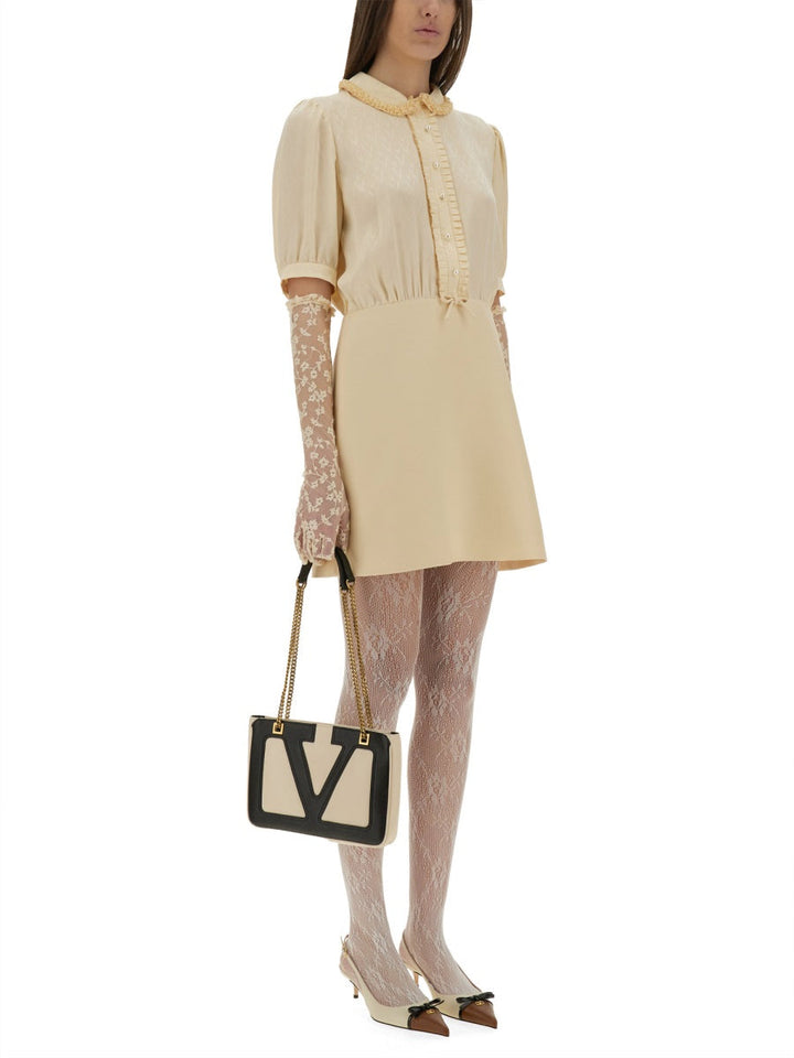 Valentino Women Crepe Couture Short Dress