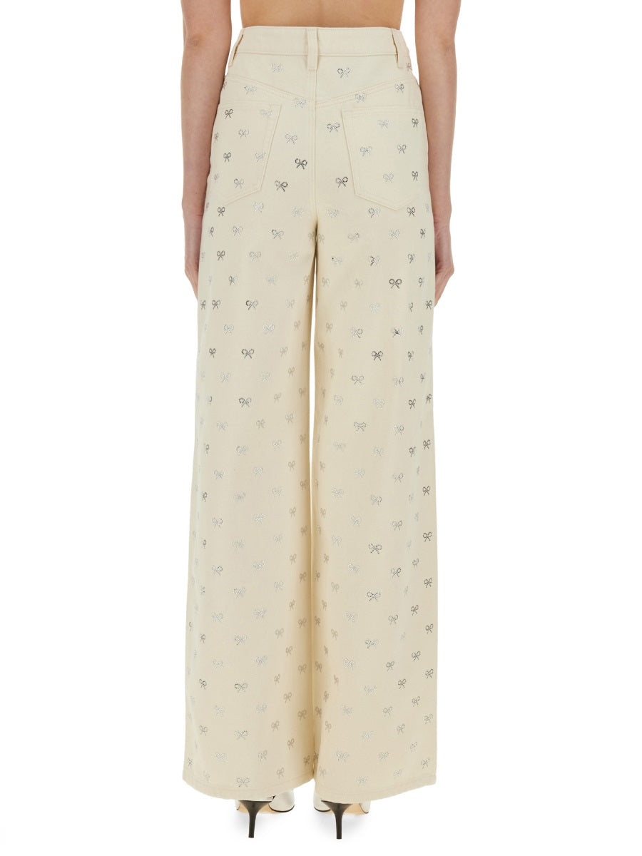 Self-Portrait Women Jeans "Bow"