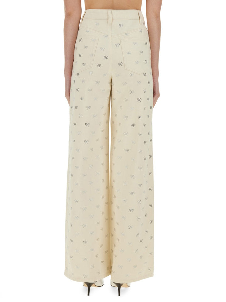 Self-Portrait Women Jeans "Bow"