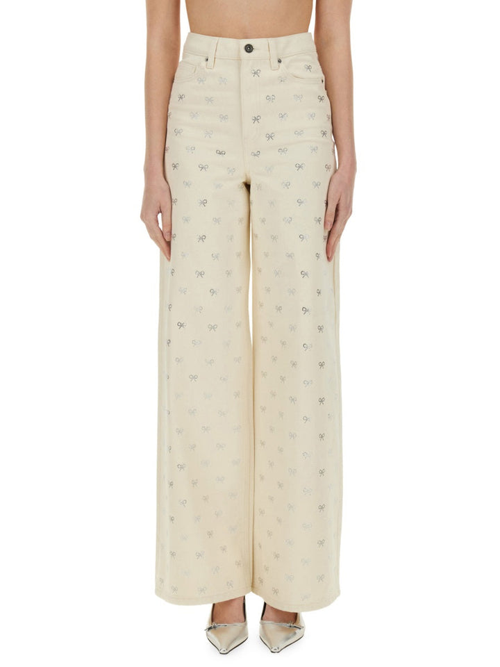 Self-Portrait Women Jeans "Bow"