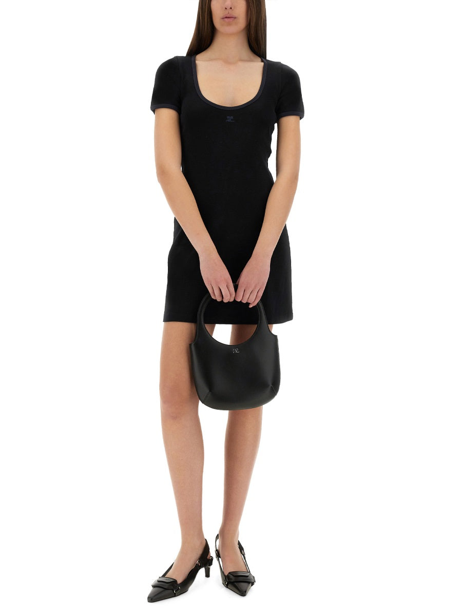 Courreges Women "Holistic Contrast" Mini Dress