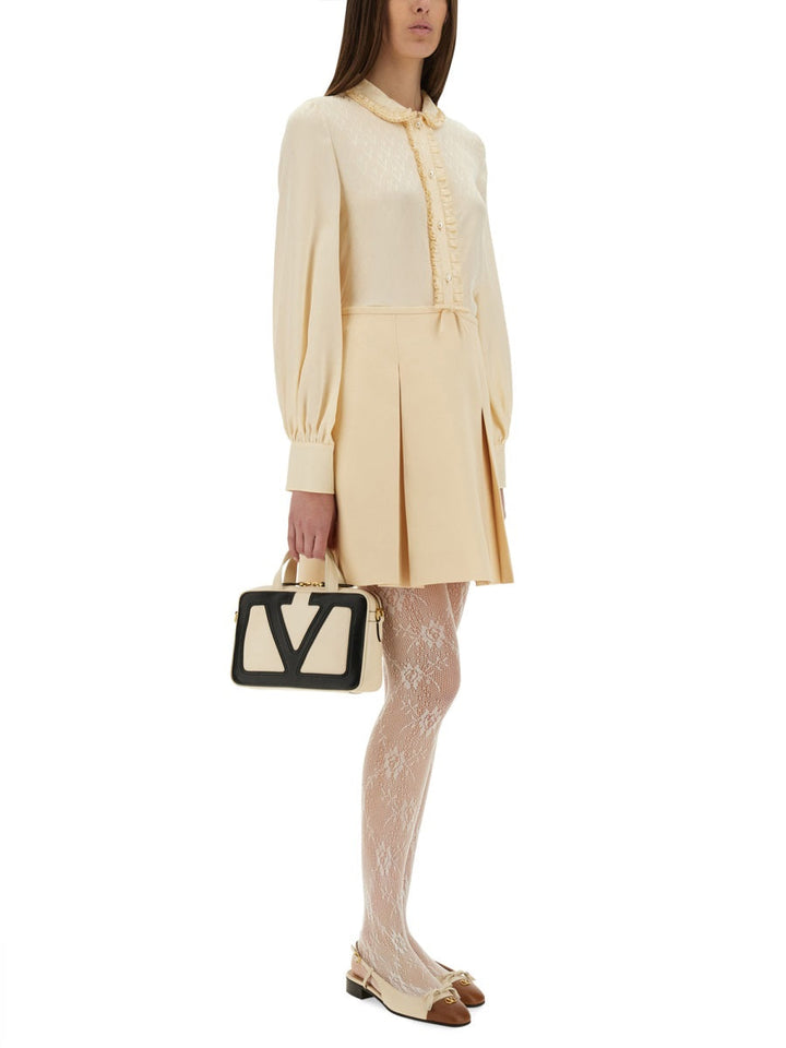 Valentino Women Crepe Couture Short Skirt