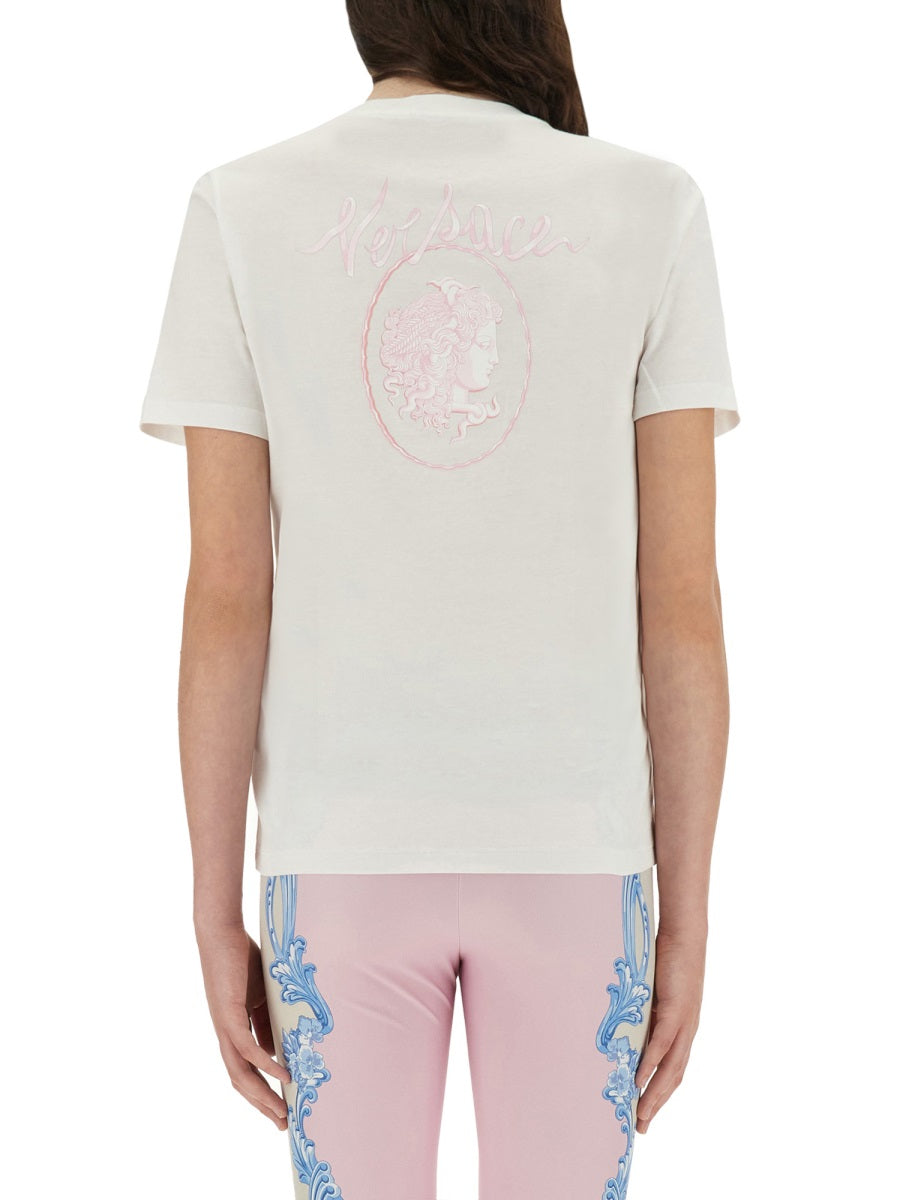Versace Women Cameo Logo T-Shirt