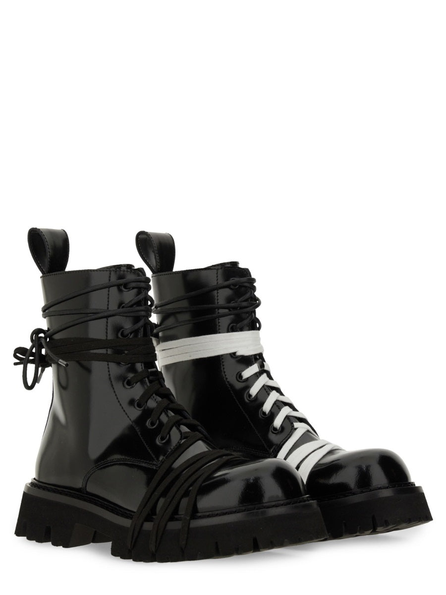 Moschino Women Lace-Up Boot