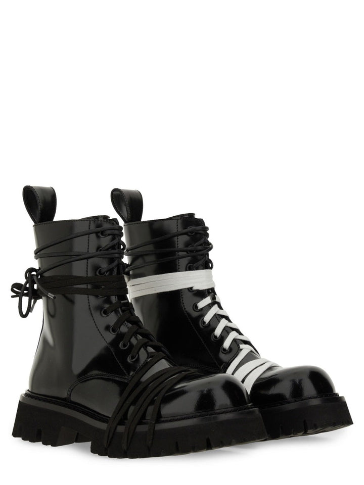 Moschino Women Lace-Up Boot
