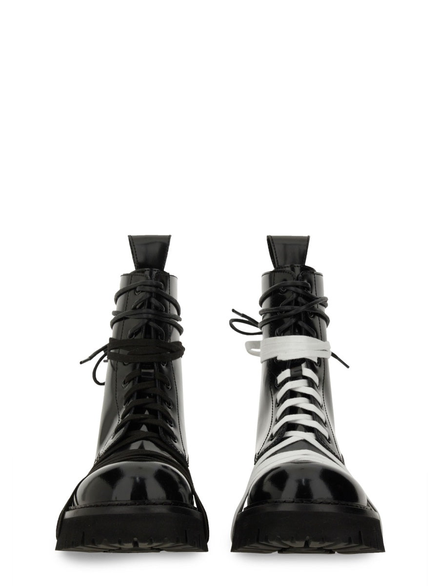 Moschino Women Lace-Up Boot