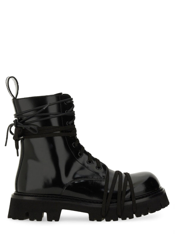 Moschino Women Lace-Up Boot
