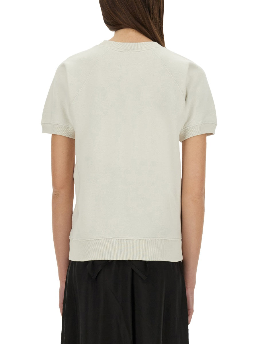 Maison Margiela Women Short-Sleeved Sweatshirt