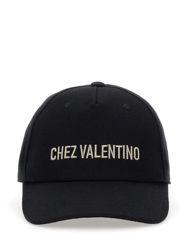 Valentino Garavani Men "Chez Valentine" Baseball Hat