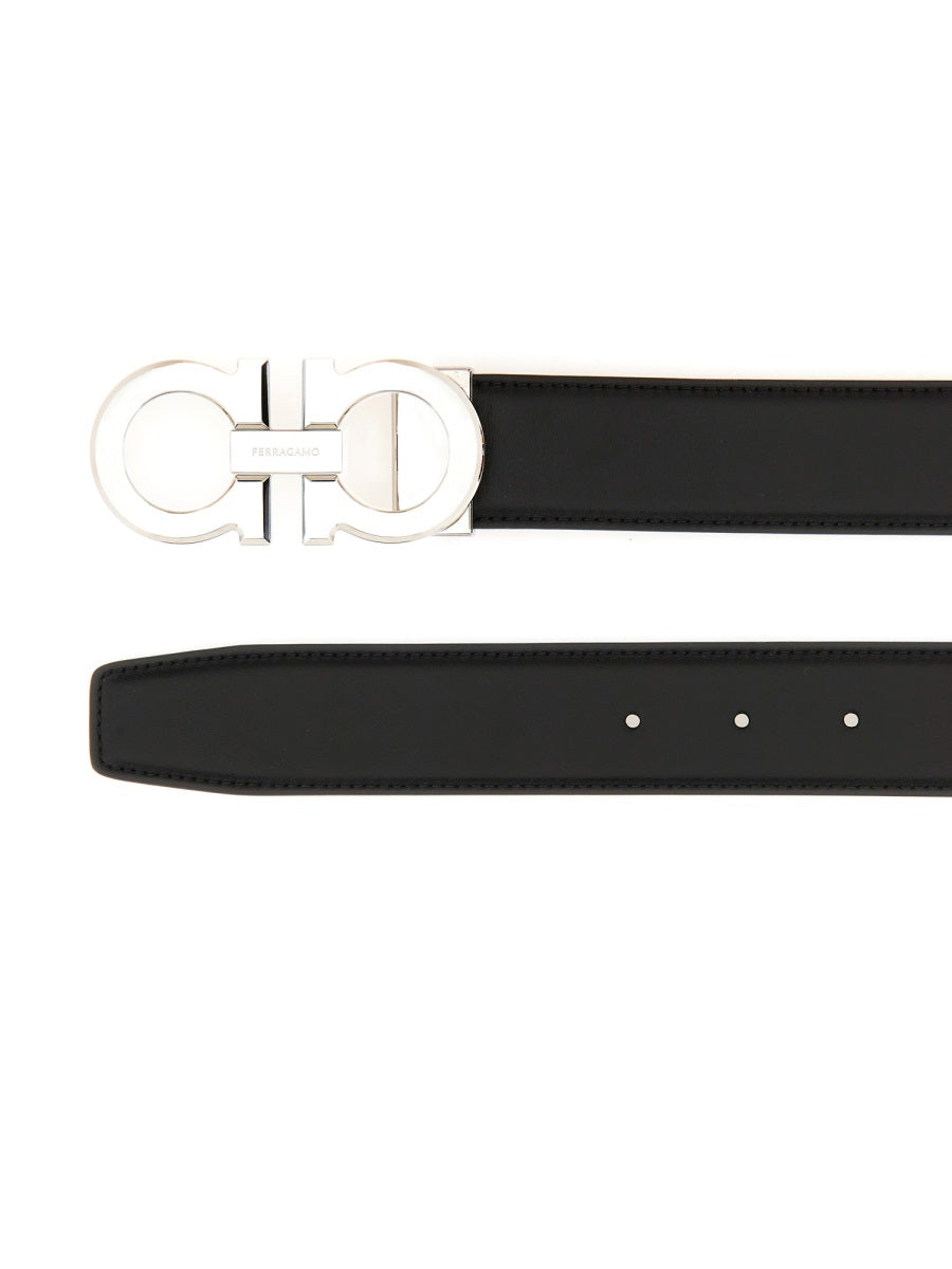 Ferragamo Men Cintura In Pelle