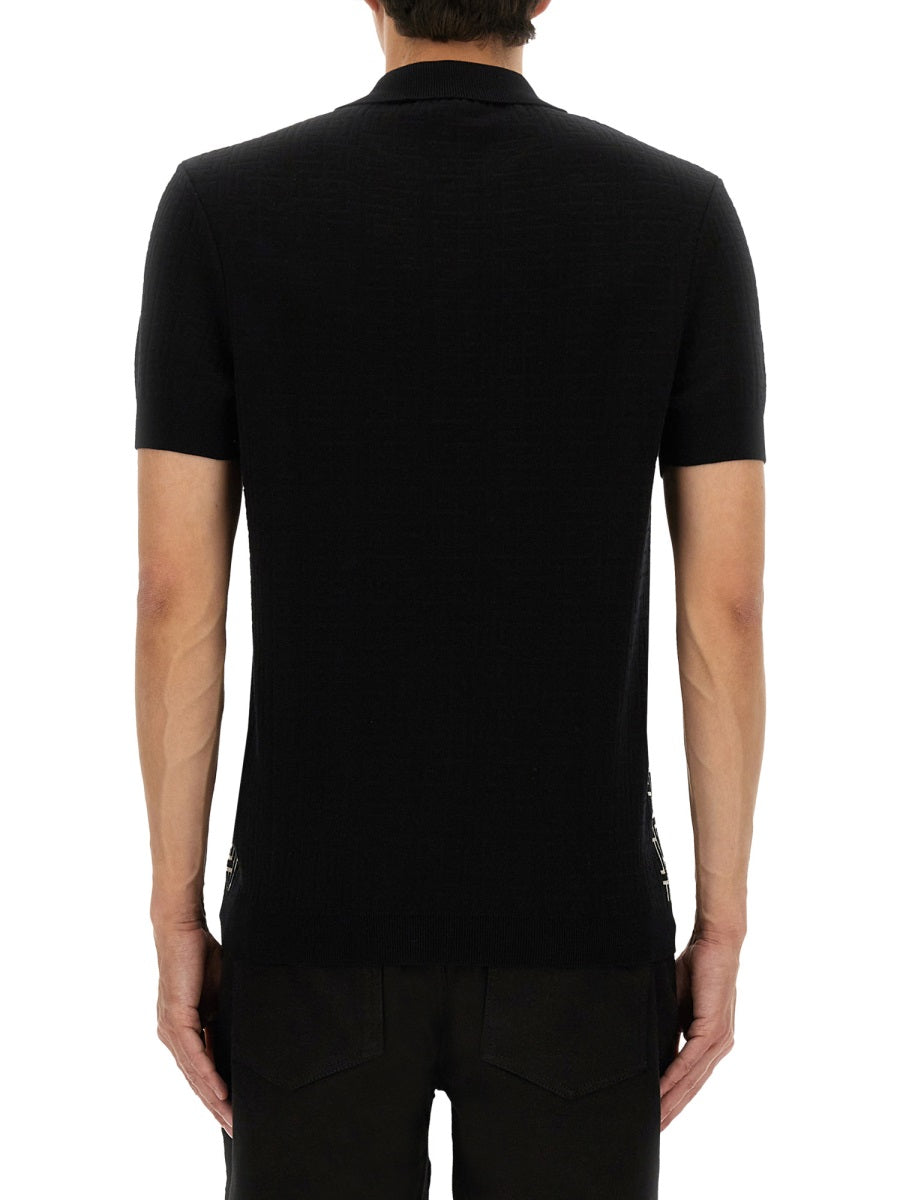 Balmain Men Monogram Polo