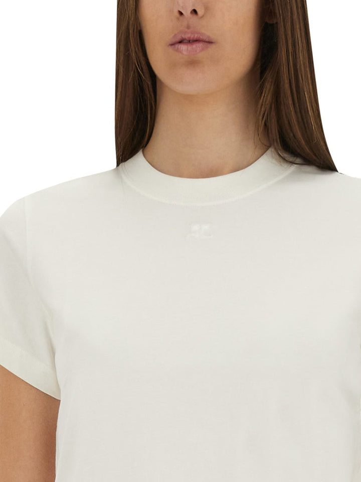 Courreges Women Cotton T-Shirt