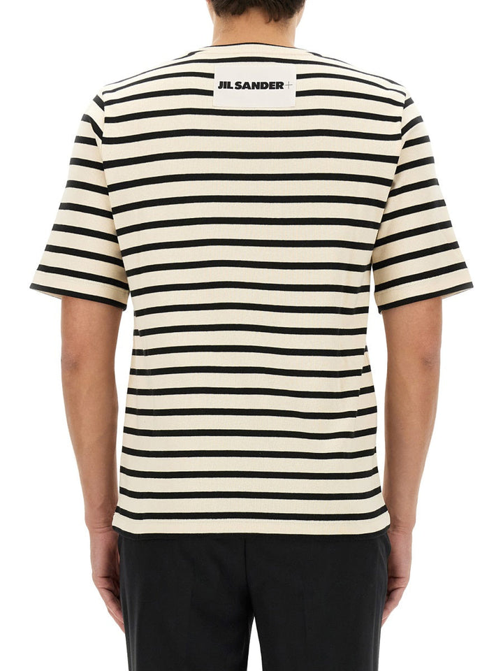 Jil Sander Men Striped T-Shirt