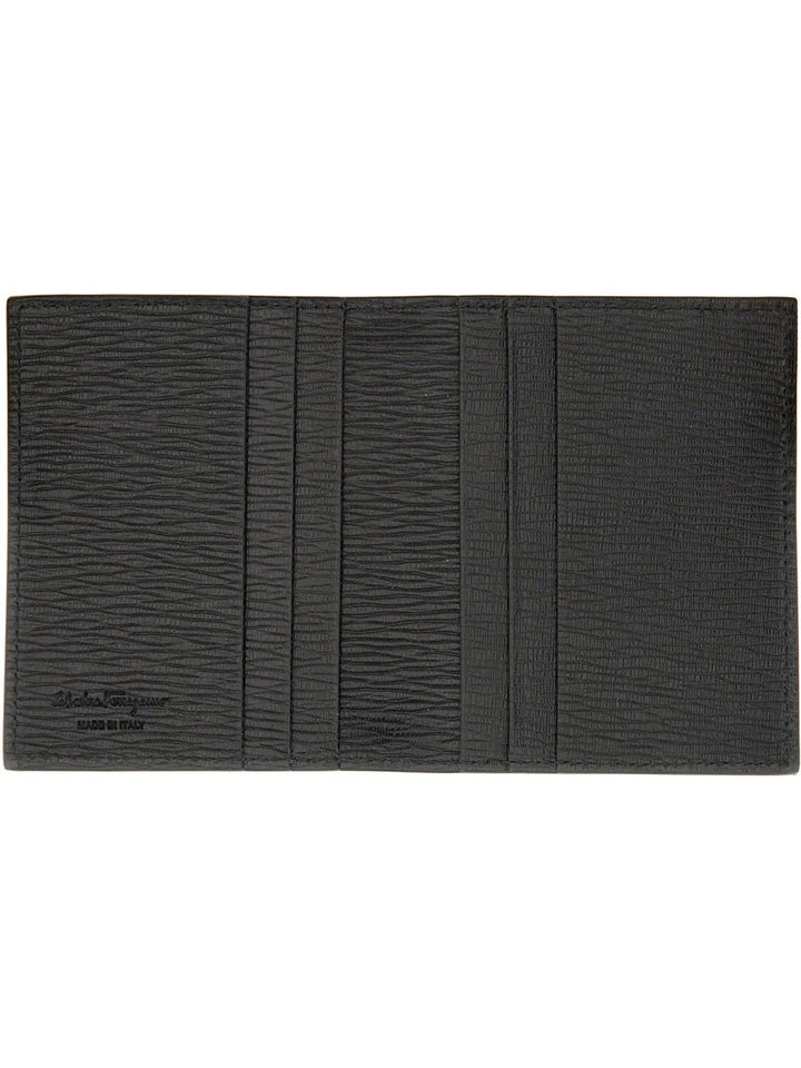 Ferragamo Men Gancini Credit Card Holder