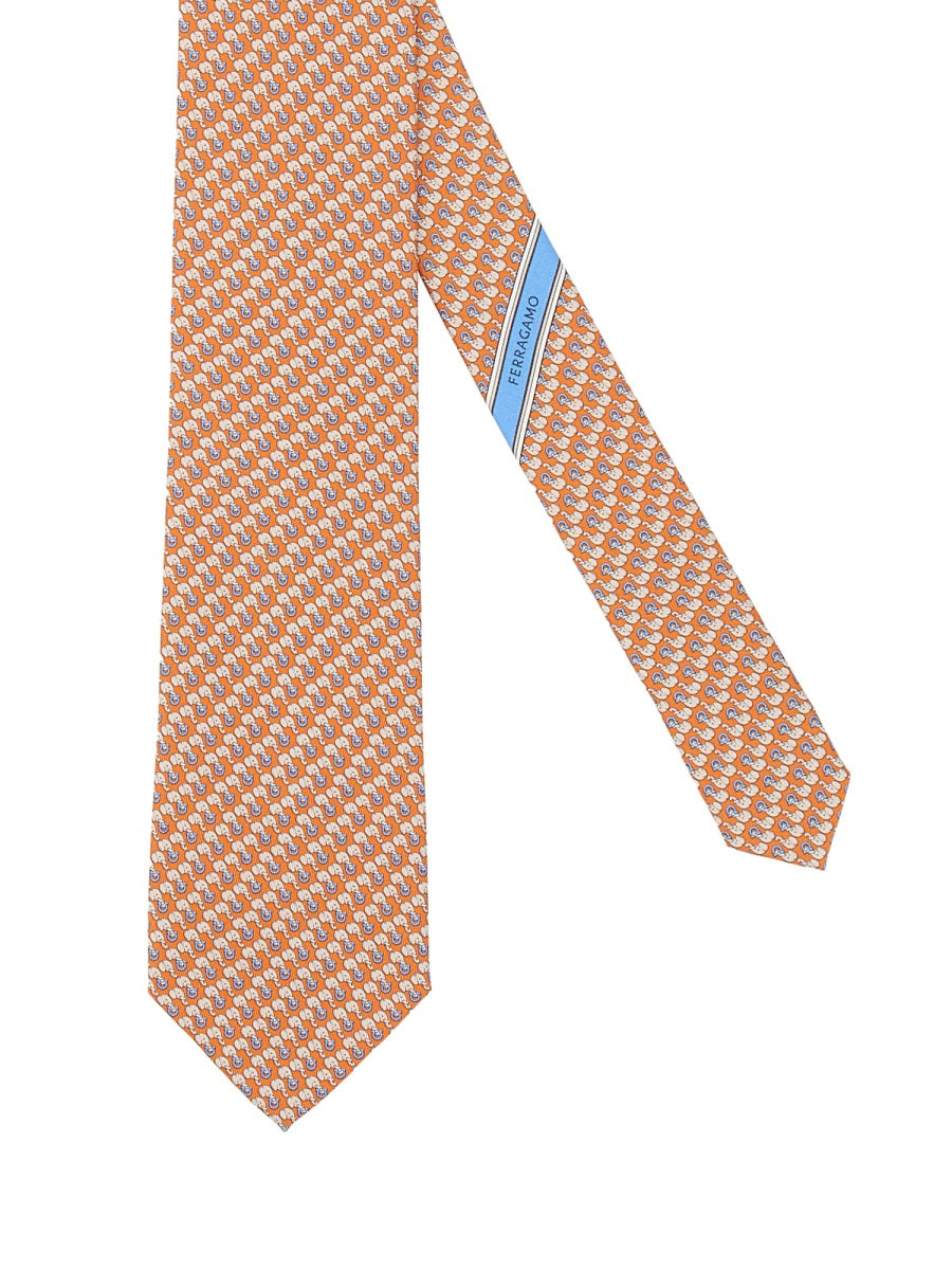 Ferragamo Men Silk Tie