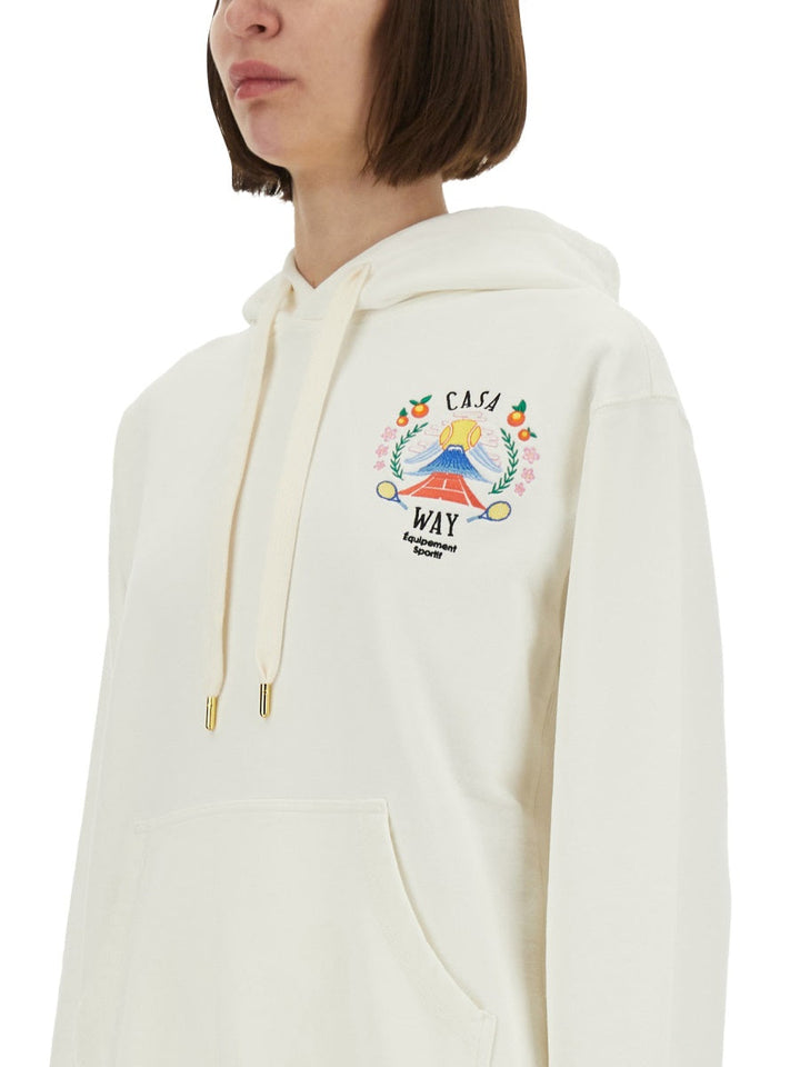Casablanca Women "Casaway Mountain" Sweatshirt